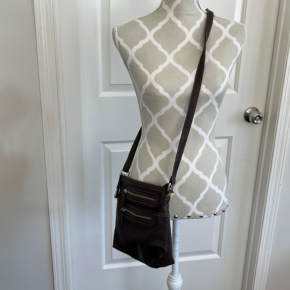 Rossetti leather crossbody purse